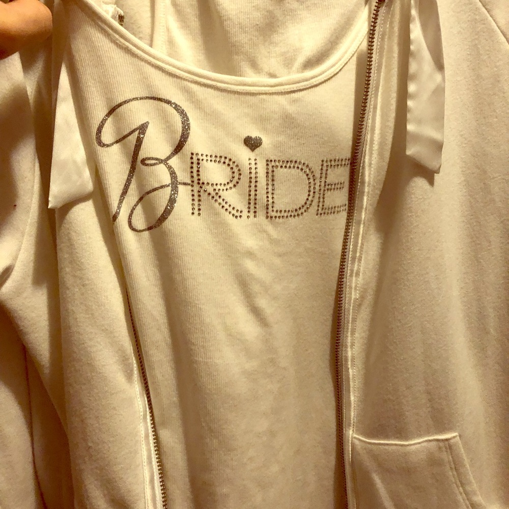 Bridal tank and hoodie VS